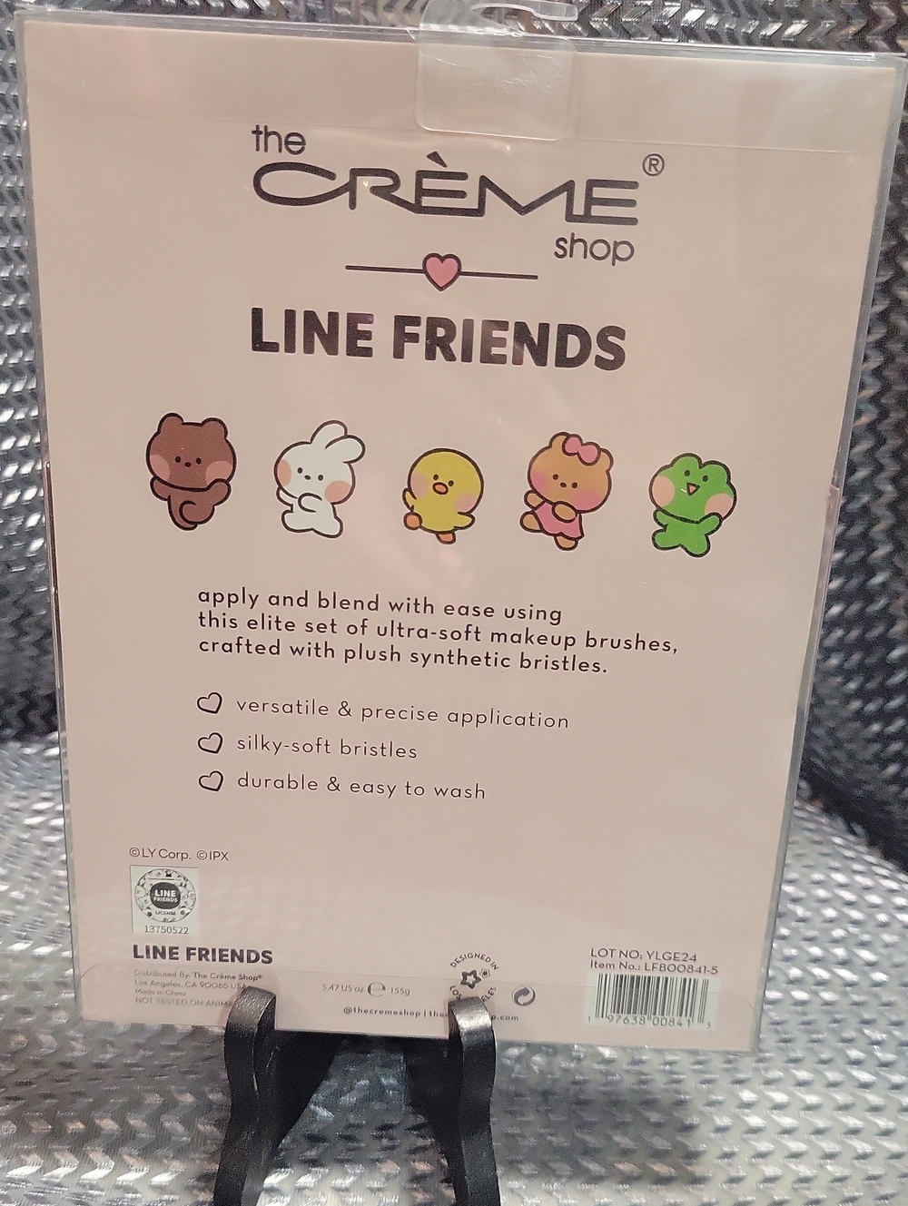 The Crème Shop Line Friends Best of Friends Brush Set - White/Pink - Picture 2 of 2